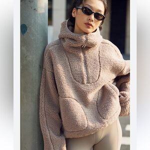 Abercrombie & Fitch Sherpa Teddy Pullover